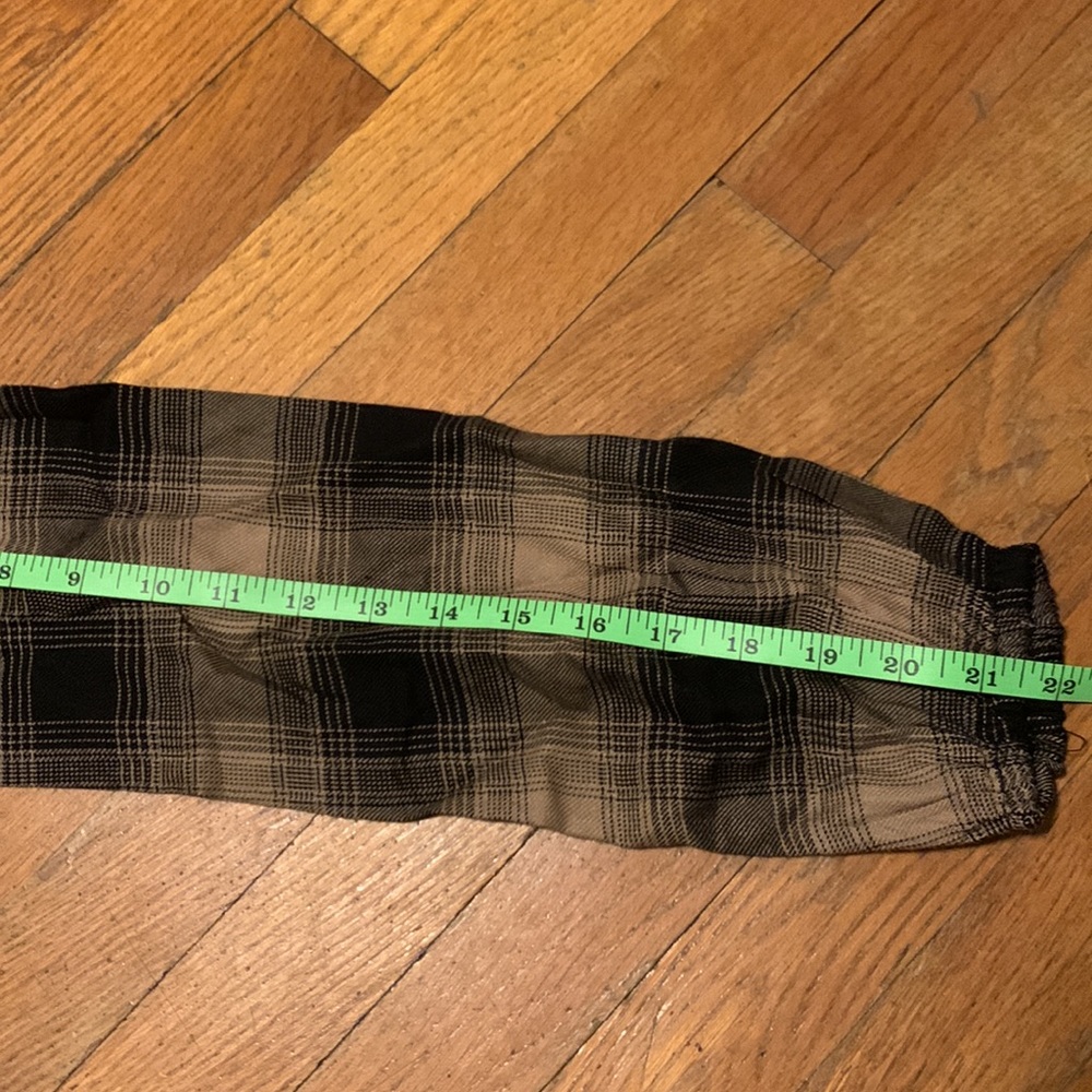 Flannel Pattern Babydoll top - Picture 5 of 5